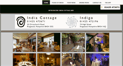 Desktop Screenshot of india-cottage.co.uk